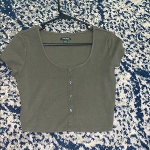 Wild fable button up tee